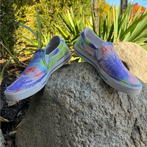Nike Court tie dye Print Slip On Sneakers Euc 7.5 - Picture 4 of 8